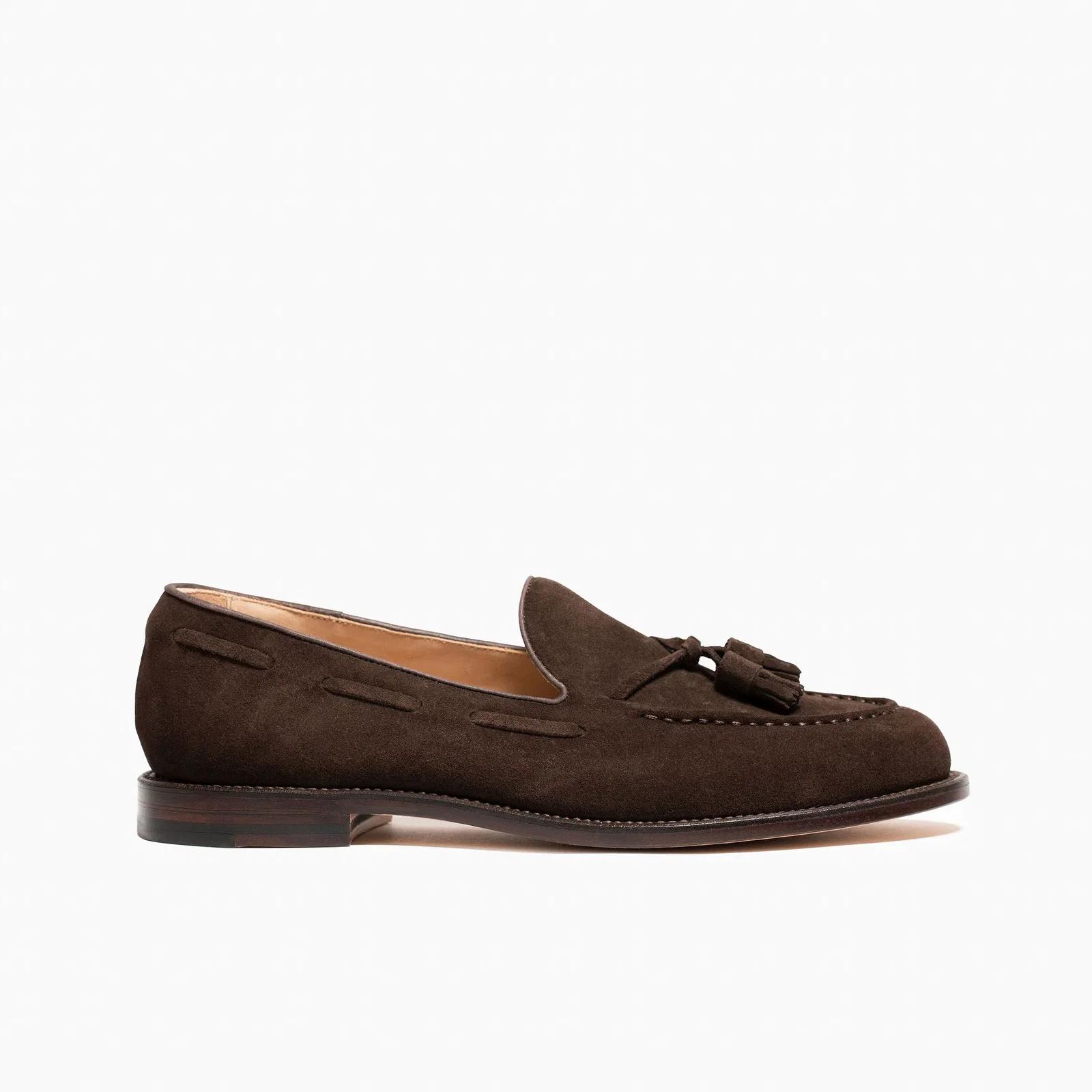 Image of Tassel Loafer Espresso Suede