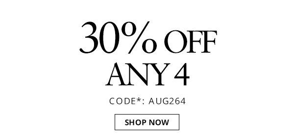 30% off any 4