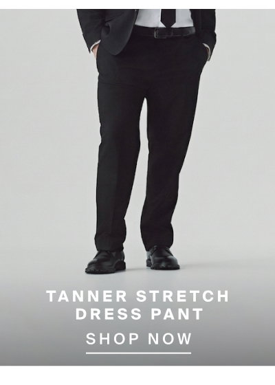 Black Tanner Stretch Dress Pant