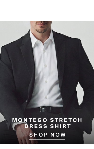 White Montego Stretch Dress Shirt