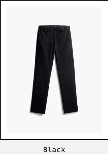 Men's Kinetic Pant in Black - $150
