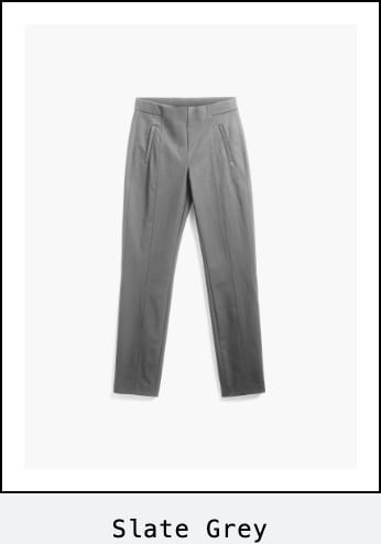Women's Kinetic Pintuck Pant in Slate Grey - $150