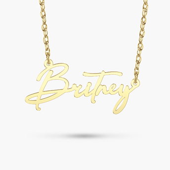 Personalized Modern Handwriting Name Necklace