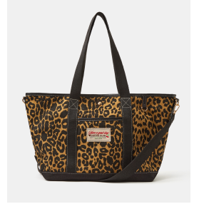 Rio Canvas Shopper Bag Leopard