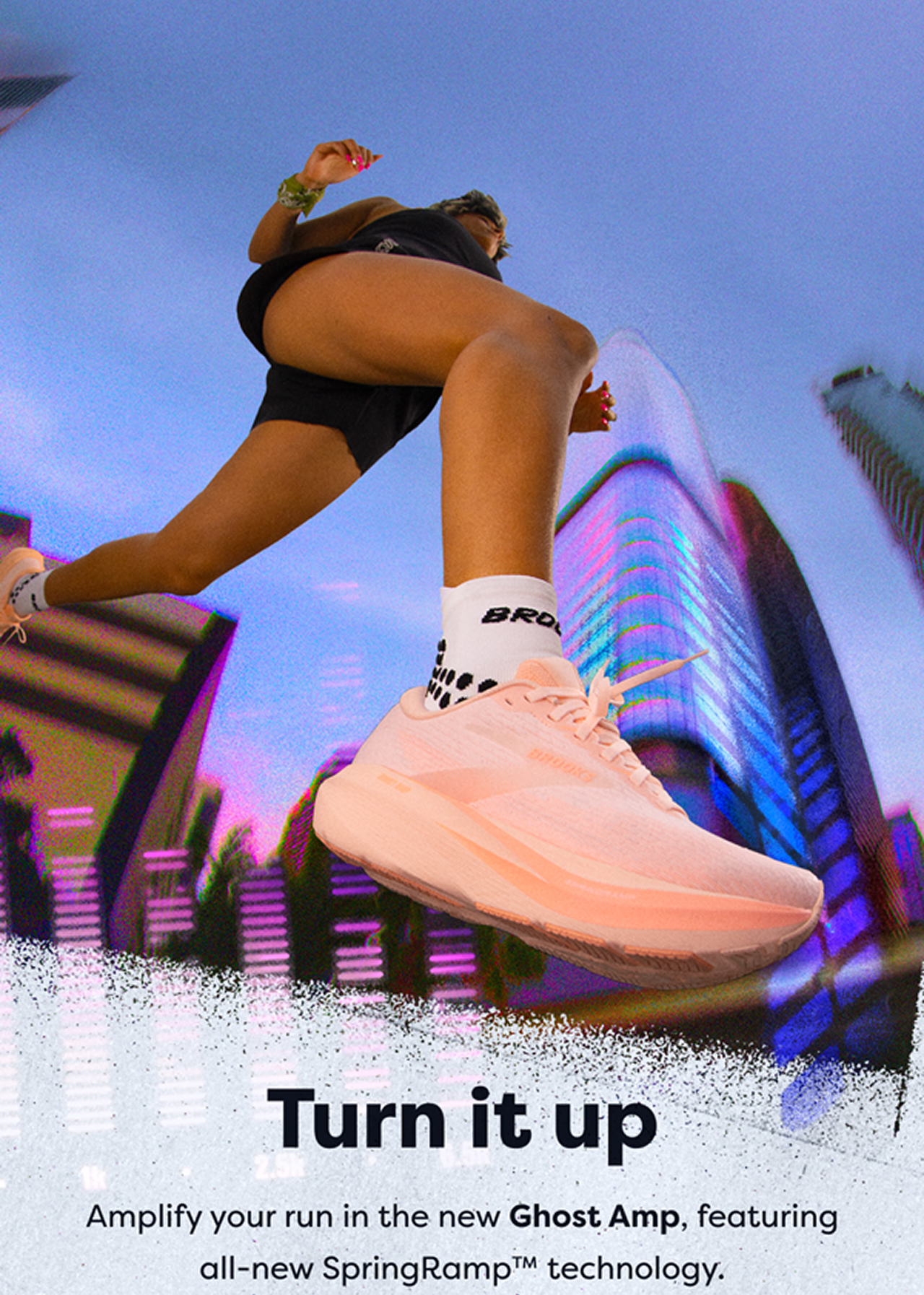 Turn it up | Amplify your run in the new Ghost Amp, featuring all-new Spring Ramp™ technology.