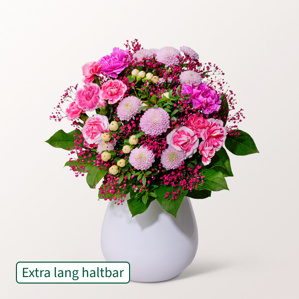 Extra lang haltbar: Blumenstrauß Schöner Sommer mit 2 Gratis-Geschenken für 32,99 €