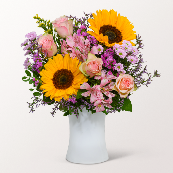 Kleine Überraschung: Blumenstrauß Fabelhaft mit 2 Gratis-Geschenken für 39,99 €
