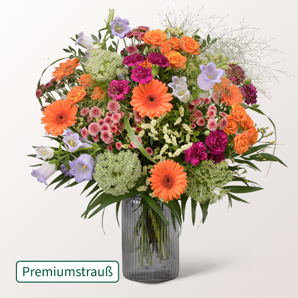 Wunderschöner Premiumstrauß Good Feeling mit 2 Gratis-Geschenken für 66,99 €