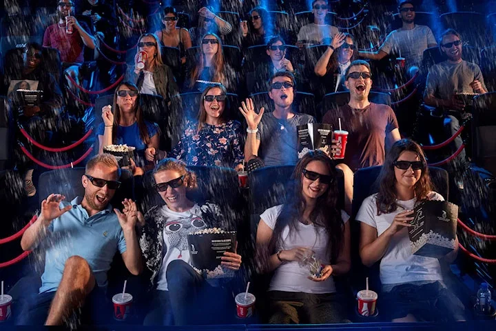 Biobiljett 4DX på Nordisk Film Bio i Gränbystaden