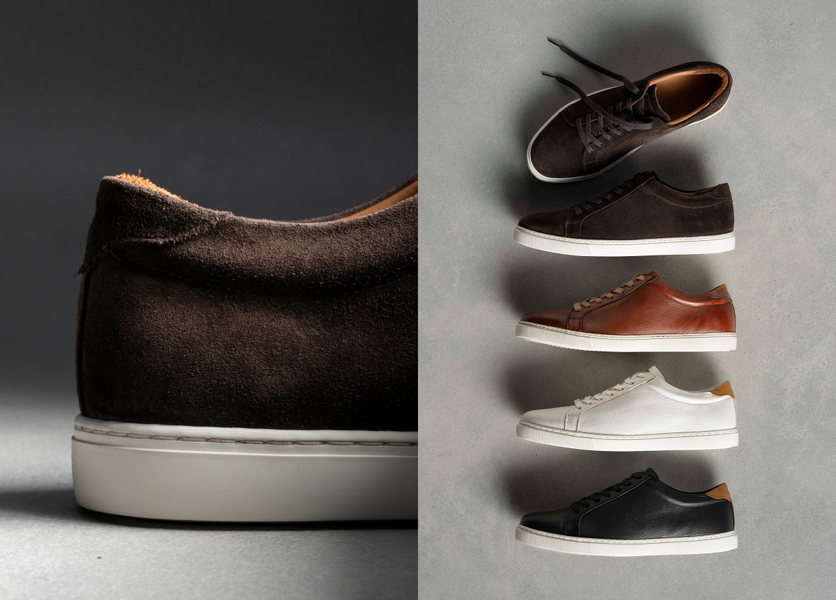 Click Here To Shop The Courtside Sneaker In Bitter Chocolate Suede And Six Other Suede Options And Four Leather Options.