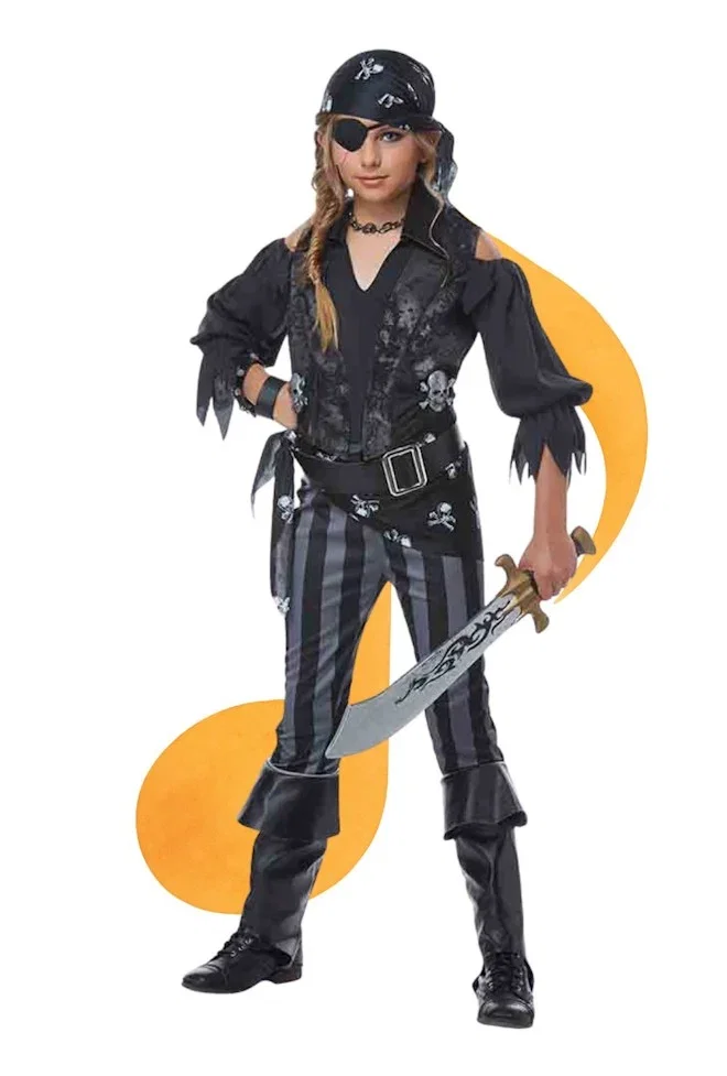 Rebel Pirate Girls Book Week Costume