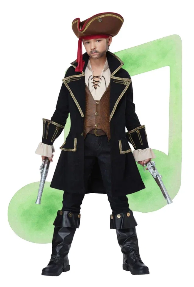 Pirate Captain Deluxe Boys Book Week Costume
