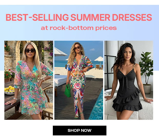 Best-selling summer dresses at rock-bottom prices