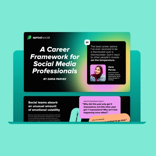 Download this career framework for social managers