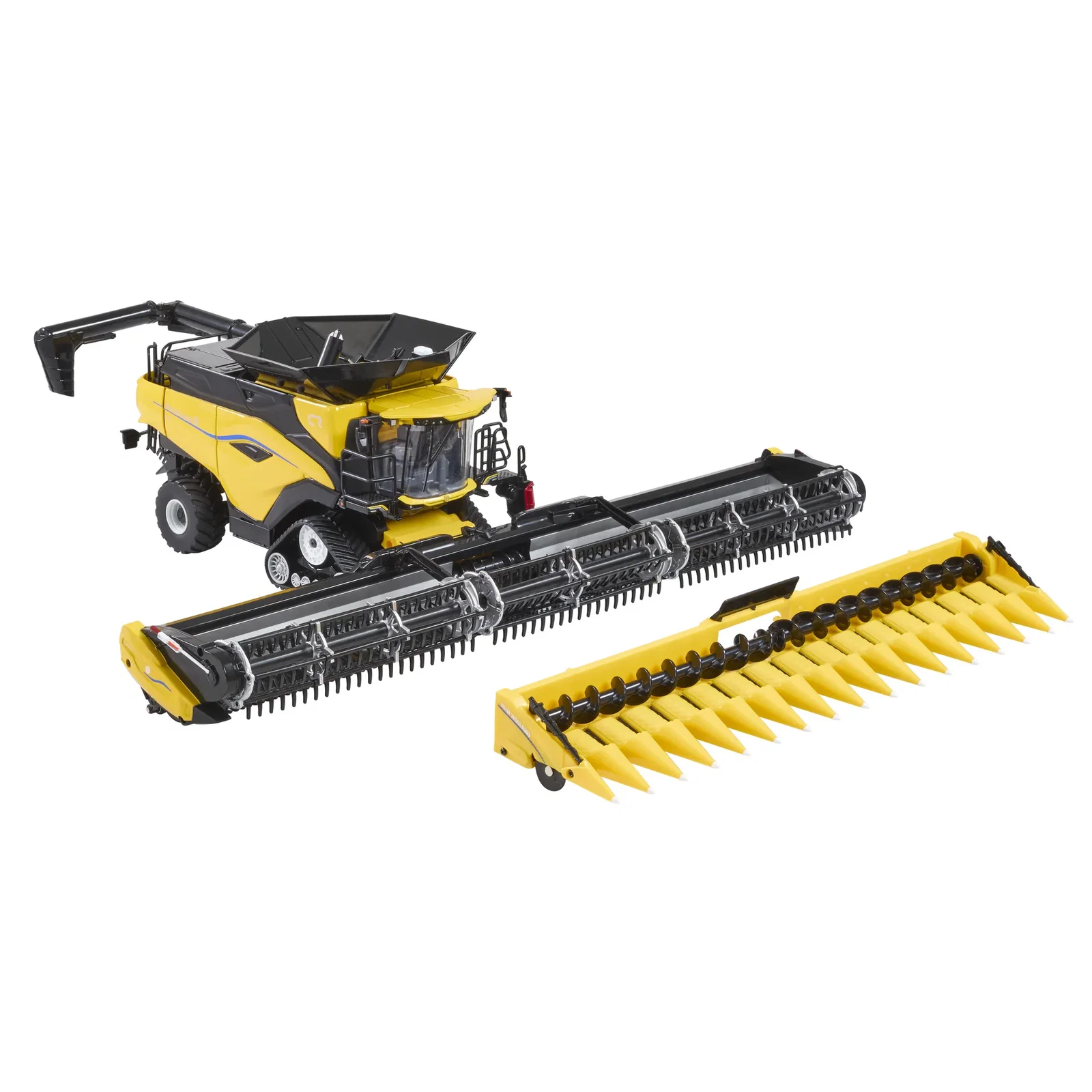 New Holland CR11 Combine with Draper & Corn Heads