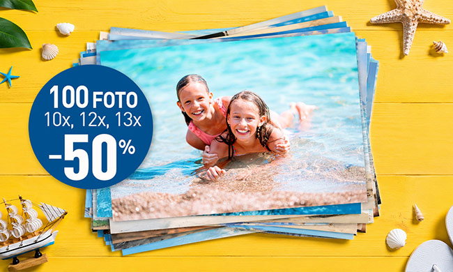 -50% sulle stampe fotografiche