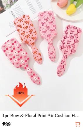 1pc Bow & Floral Print Air Cushion...