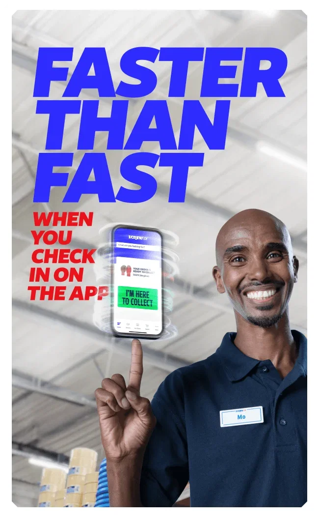 Faster than fast when you check in on the app. Find out more