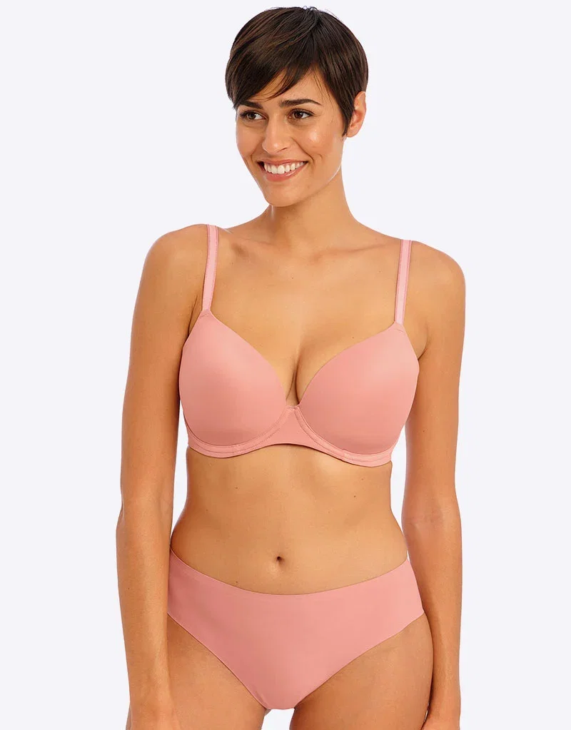 Freya Undetected Moulded T-Shirt Bra Ash Rose Pink