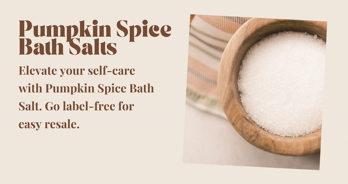 Pumpkin spice Scented Bath Salts