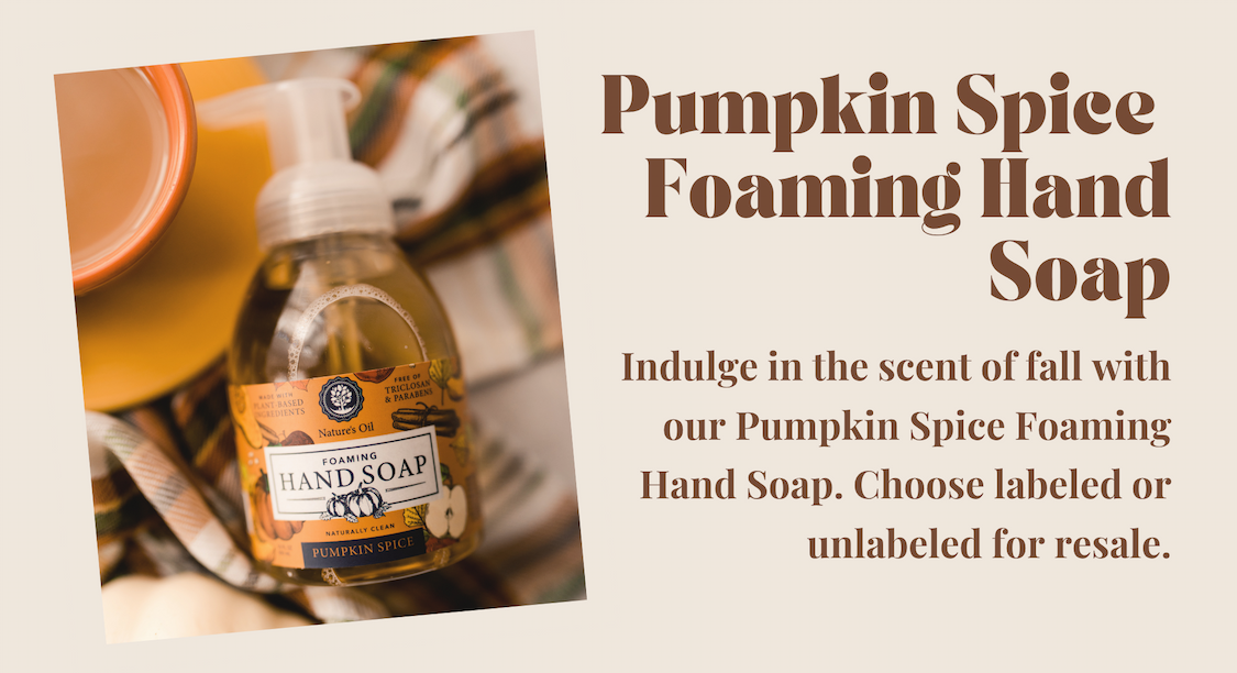 Pumpkin spice foaming hand soap