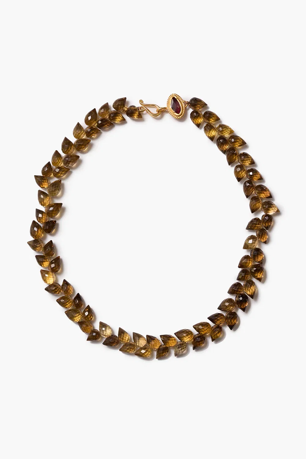 Image of Angie Necklace Whiskey Quartz