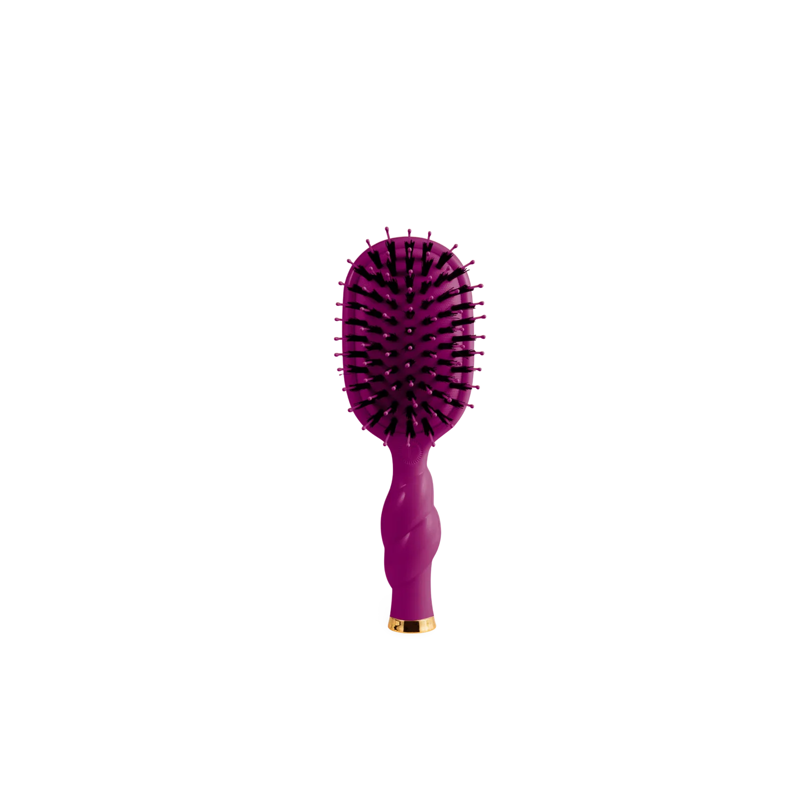 Image of Mini Boar Bristle Hair Brush - Mulberry
