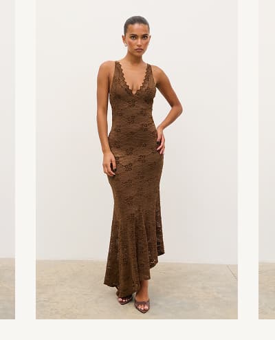 Zoey Lace Midaxi Dress
