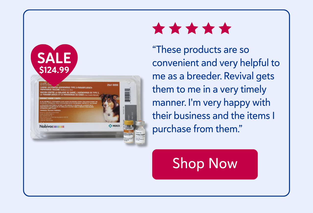 Nobivac® Canine 1-DAPPv Vaccine for Dogs (5-Way)