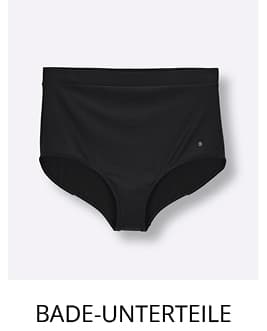 schwarzes Bikinunterteil mit link in alle Bade-Unterteile