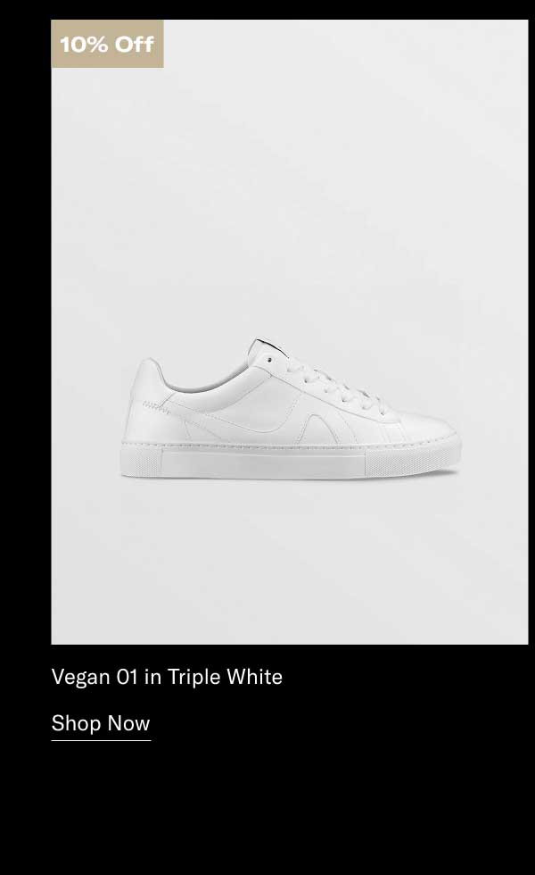 Vegan 01 in Triple White