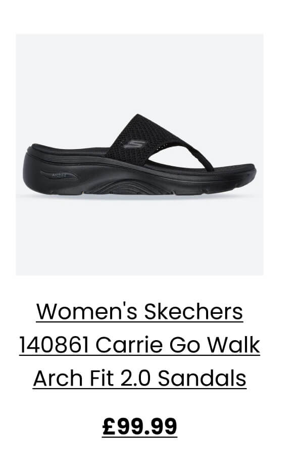 Women's Skechers 140861 Carrie Go Walk Arch Fit 2.0 Sandals £99.99