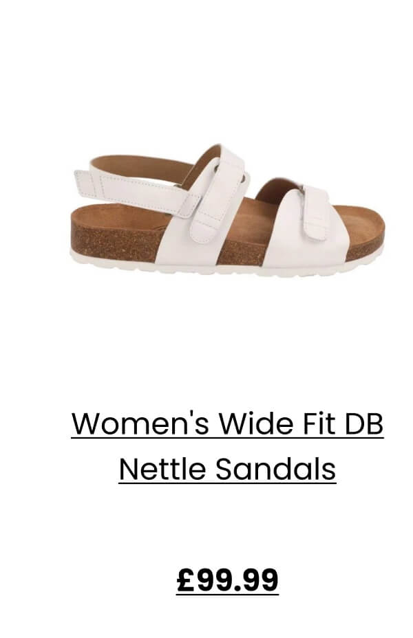 Women's Wide Fit DB Nettle Sandals  £99.99