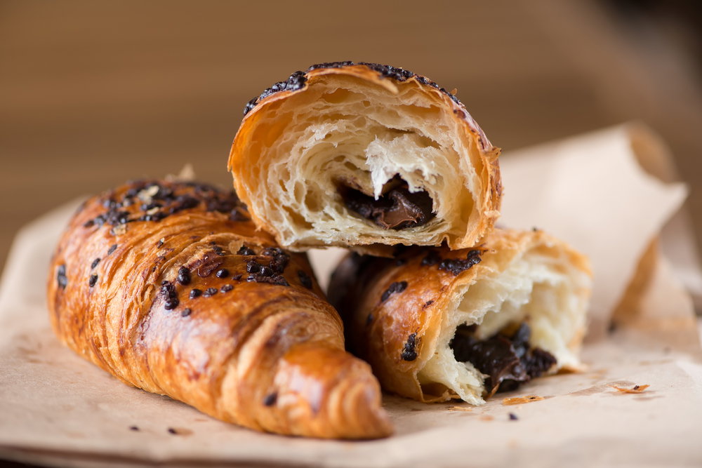Luxe Croissant Hazelnoot-Chocolade 48x95 gram | MegaFoodStunter