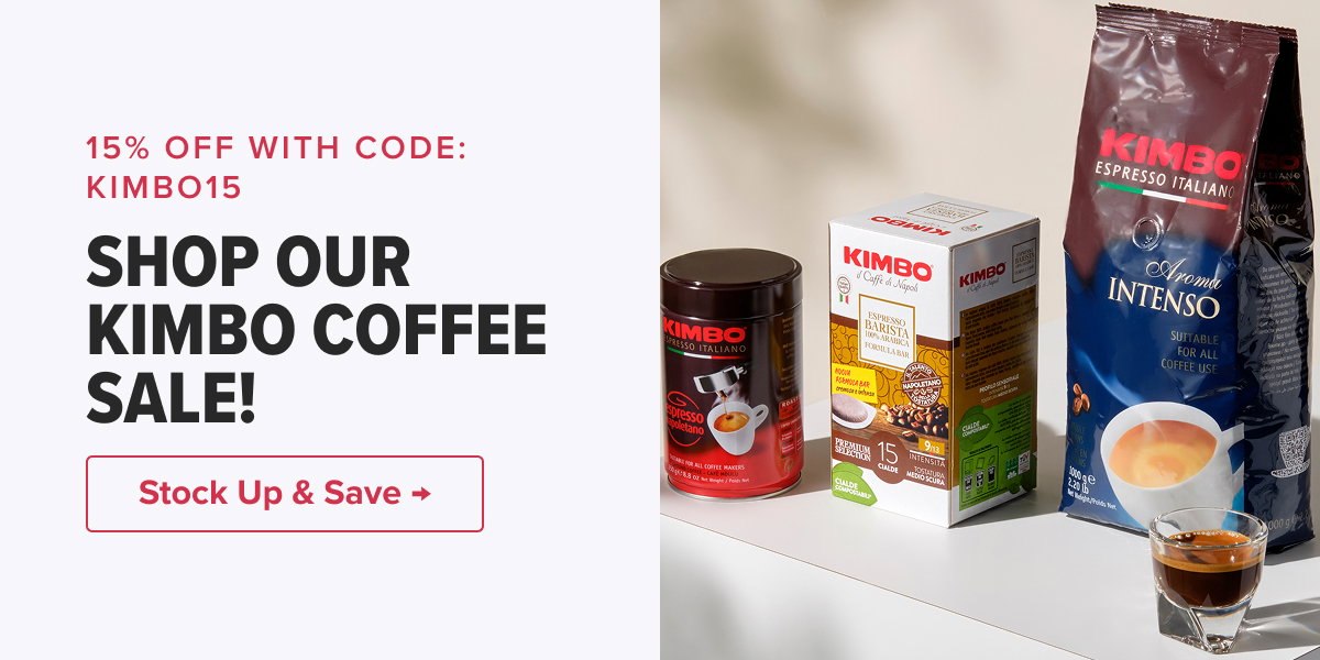 15% OFF WITH CODE: KIMBO15 SHOP OUR KIMBO COFFEE SALE!   CTA: Stock Up & Save →