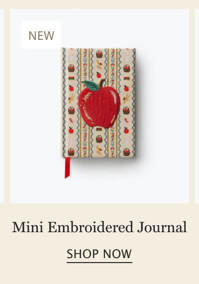 Mini Embroidered Journal