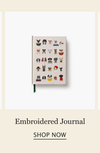 Embroidered Journal