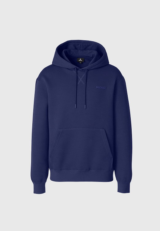 KOLTON-Z Double-Face Jersey Logo Hoodie