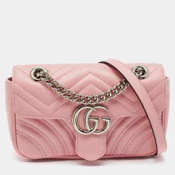 GG Marmont Small Pink Matelass