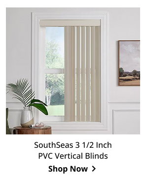 SouthSeas 3 1/2 Inch PVC Vertical Blinds | Shop Now >