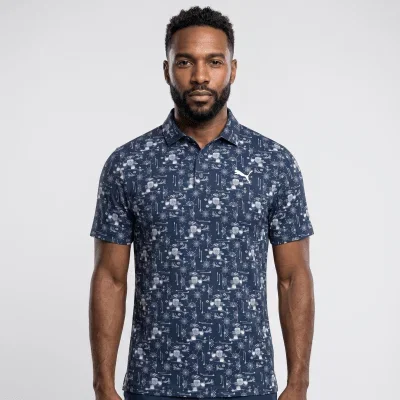 Image of PUMA Coastal Claret Golf Polo Shirt