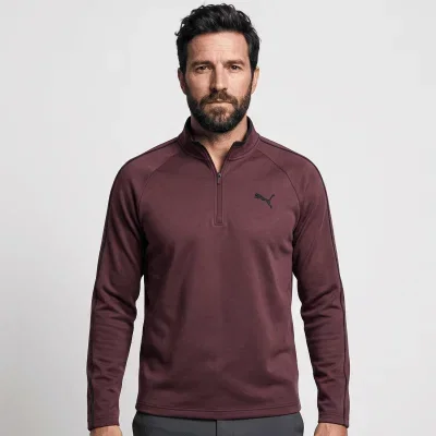 Image of PUMA Pure 3.0 Zip Neck Sweater