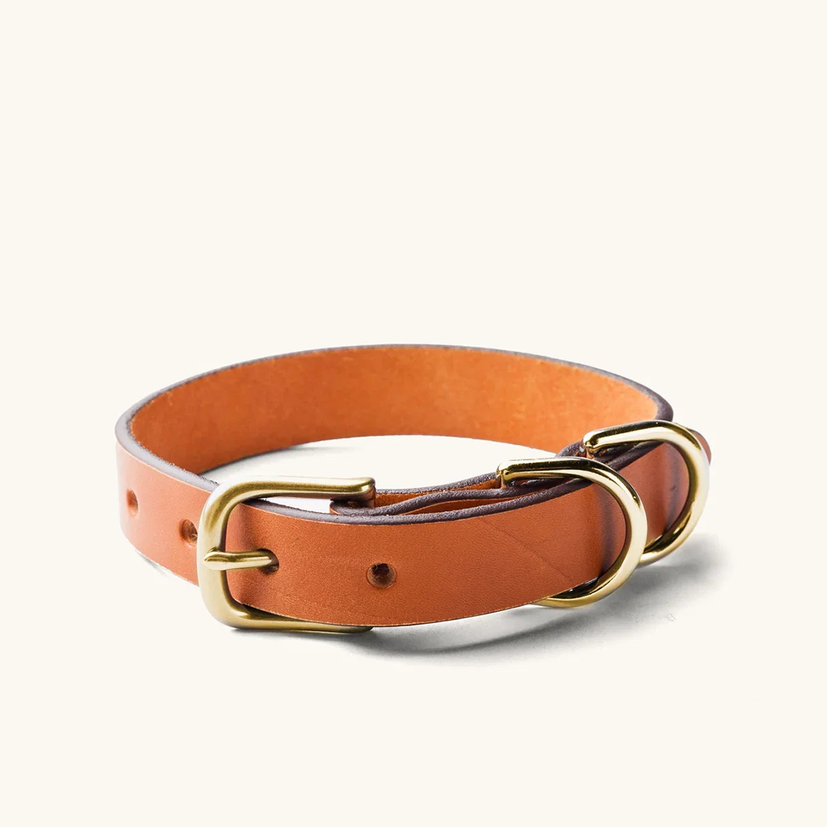 Image of Classic Canine Collar - Saddle Tan