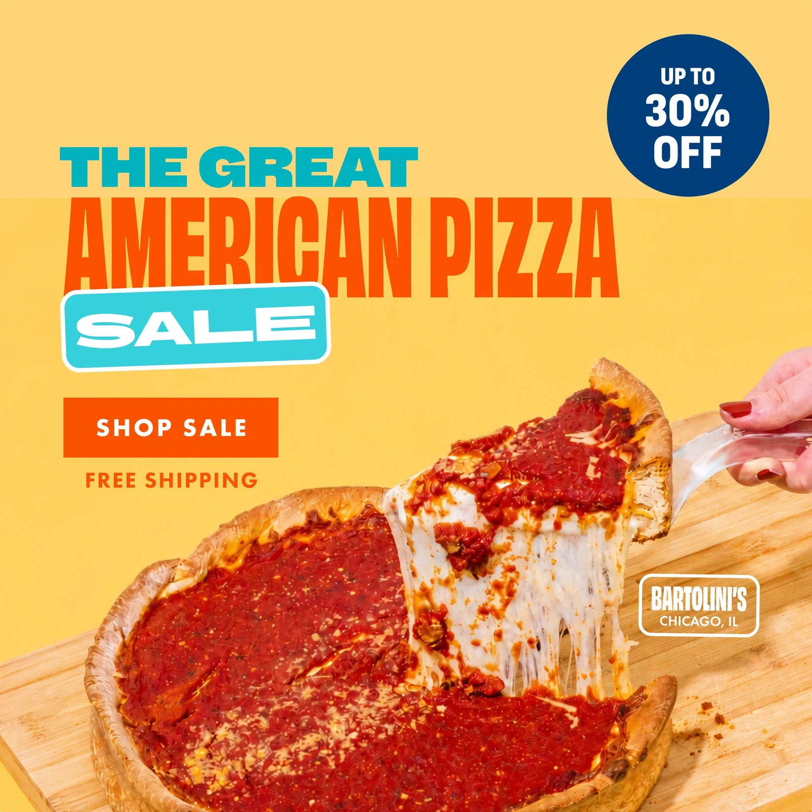 Up to 30% Off Pizza Sale