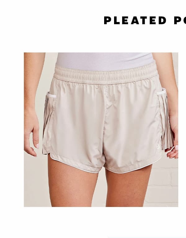 Shop Pleated Pocket Short Oyster