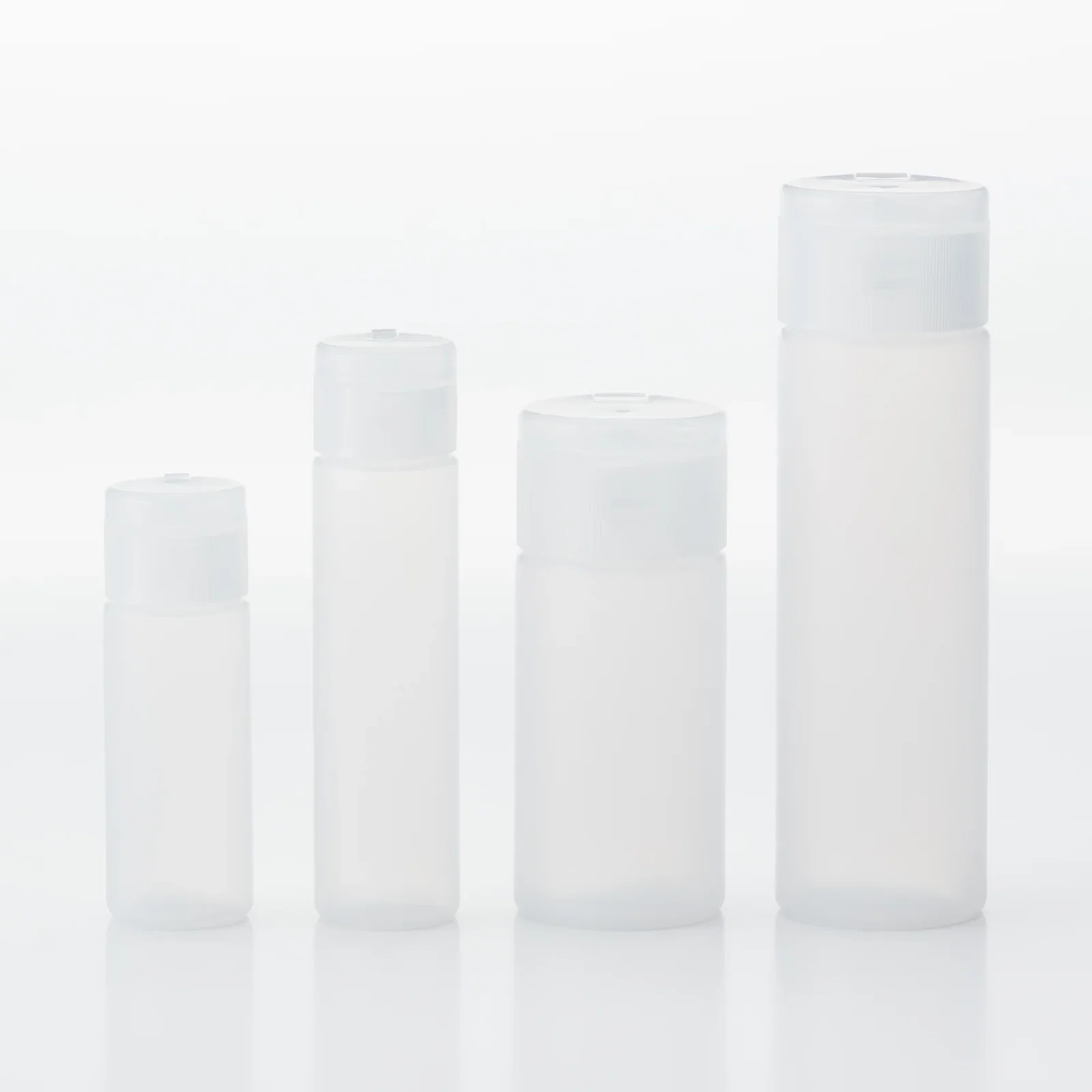 Image of Polyethylene Cylinder Bottle with Snap Cap