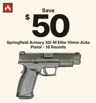 Save $50 on the Springfield Armory XD-M Elite 10mm Auto Pistol - 16 Rounds