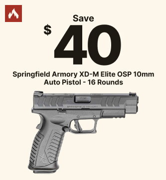Save $40 on the Springfield Armory XD-M Elite OSP 10mm Auto Pistol - 16 Rounds