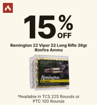15% Off Remington 22 Viper 22 Long Rifle 36gr Rimfire Ammo