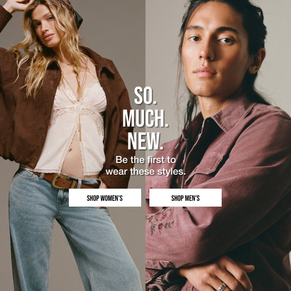 So. Much. New. Be the first to wear these styles. Shop Women's New Arrivals